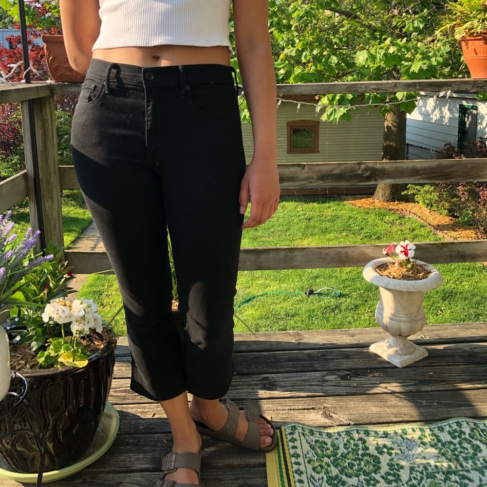 Cropped flare pant